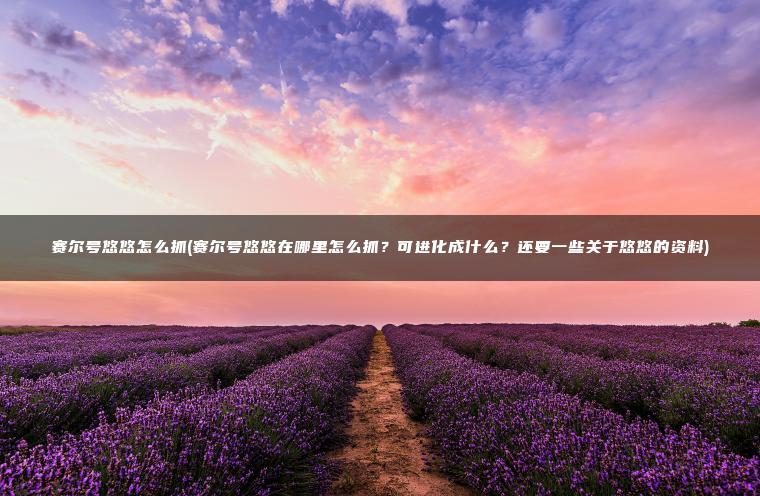 赛尔号悠悠怎么抓(赛尔号悠悠在哪里怎么抓？可进化成什么？还要一些关于悠悠的资料)